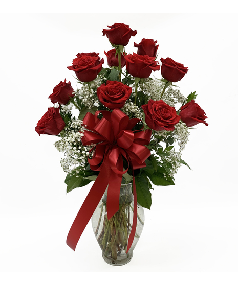 One Dozen Long Stemmed Red Roses