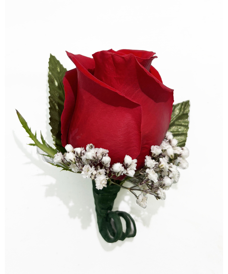 Red Rose Boutonniere