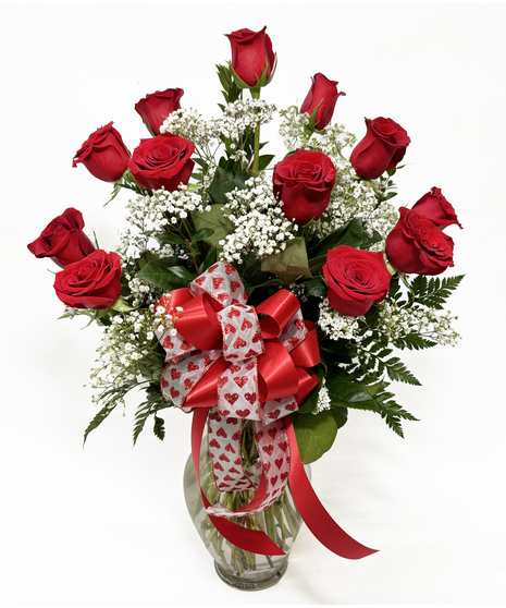 One Dozen Premium Long Stem Roses