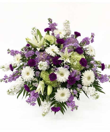 Lavender Delight Casket Spray