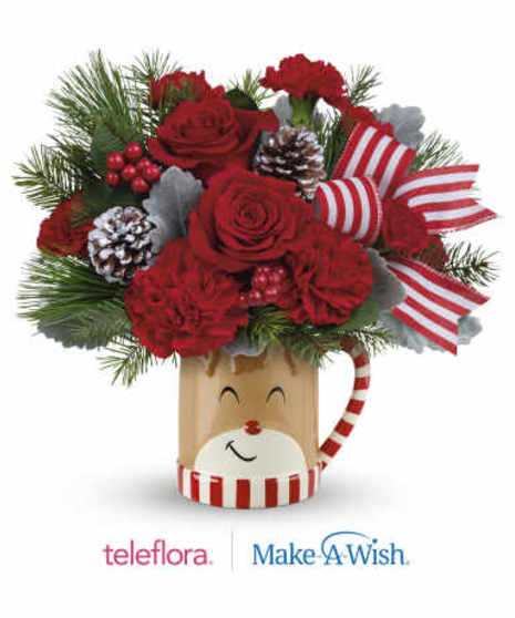 Teleflora Send A Hug Reindeer Wish Bouquet