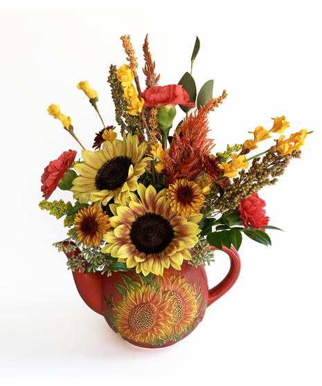 fall floral arrangement