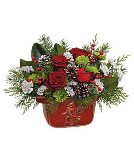 Teleflora Classic Cardinal Centerpiece