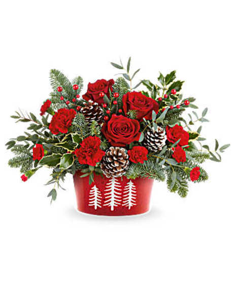 Teleflora's Winter Whimsy Centerpiece