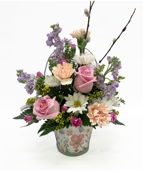 pastel spring arrangement